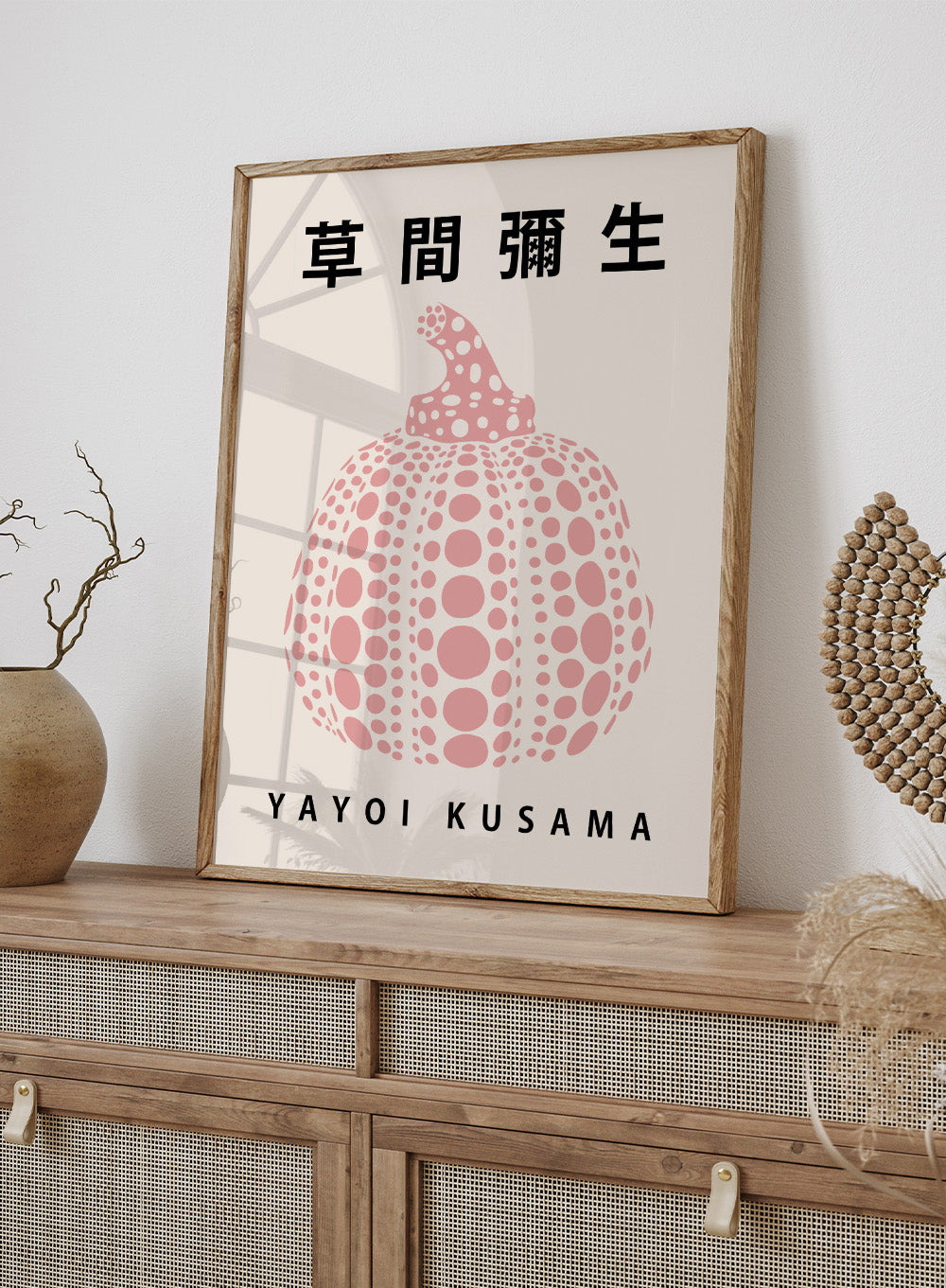 Pumpkin Forever Inspired by Yayoi Kusama Art Print