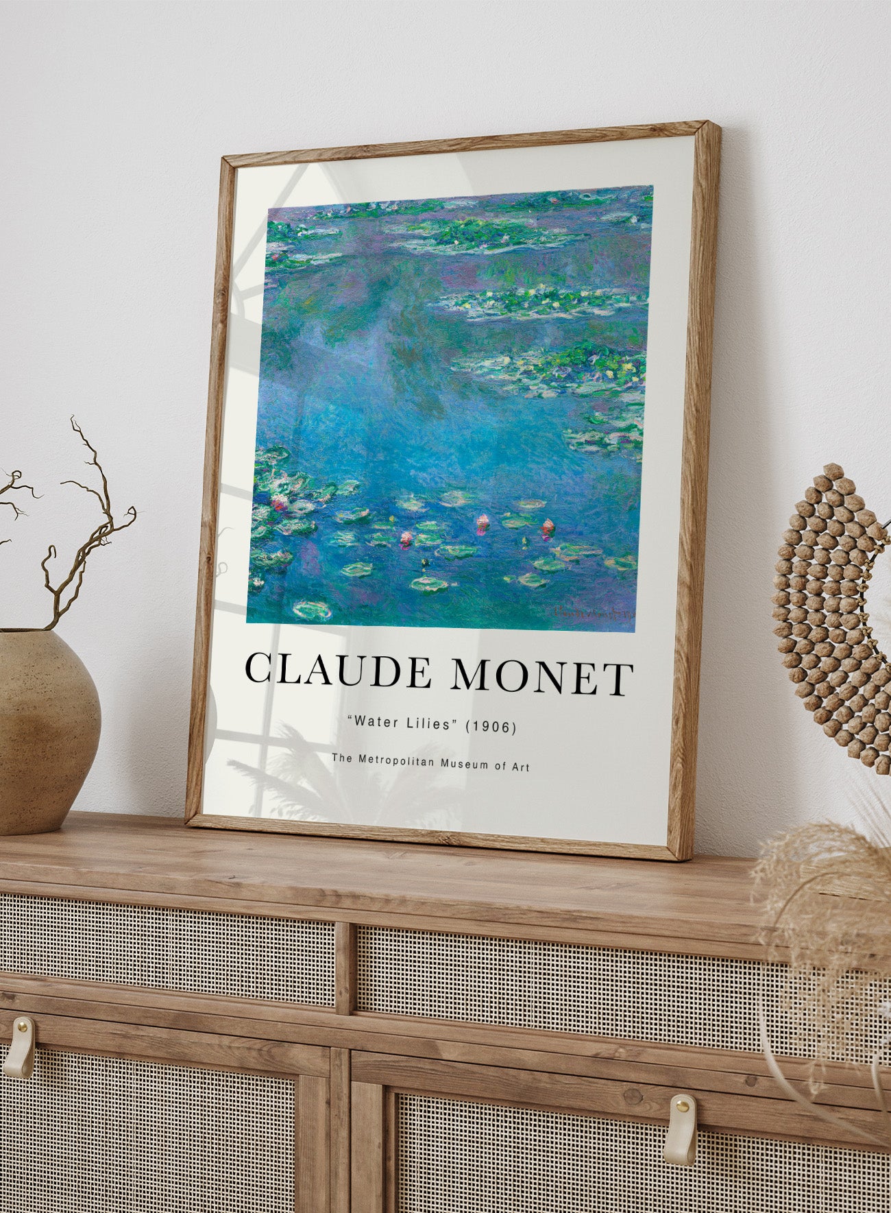 Claude Monet Water Lilies 1906 Vintage Poster Art Print – Sugar