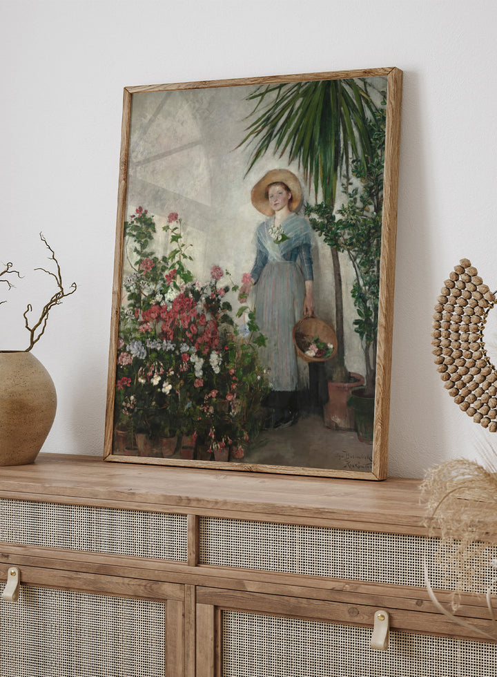 "In the Orangery" Art Print