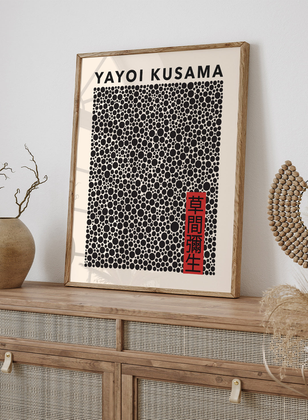 Polka Dots Inspired by Yayoi Kusama Art Print