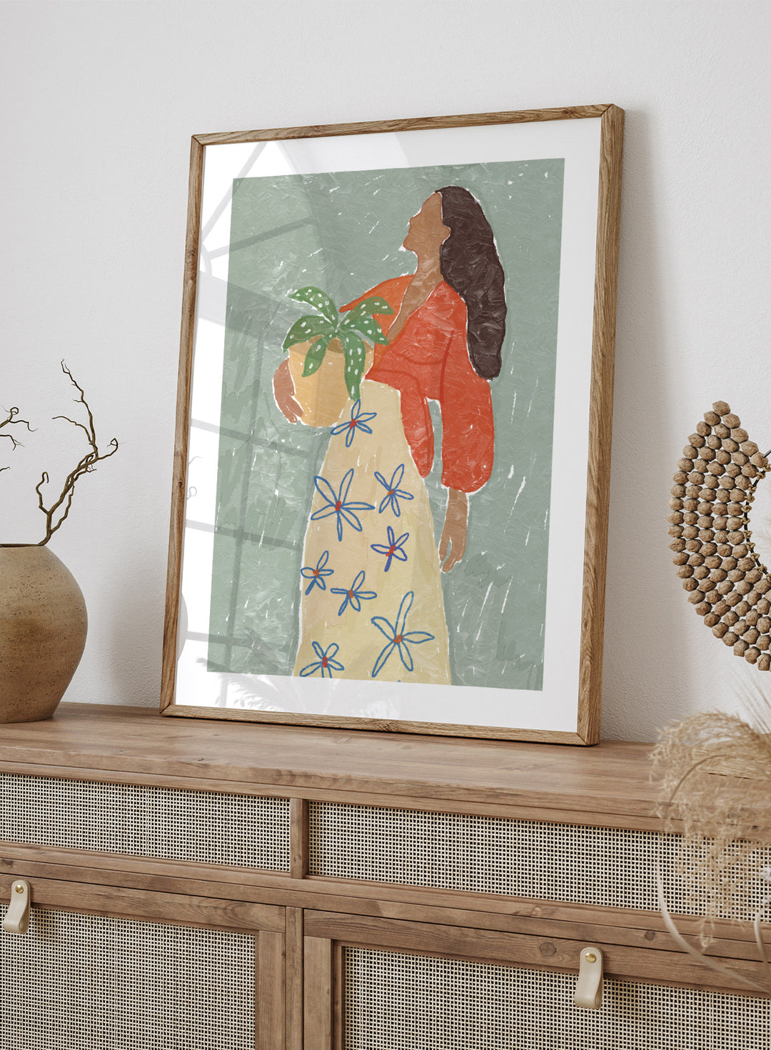 'The Plant Keeper' Aesthetic Art Print