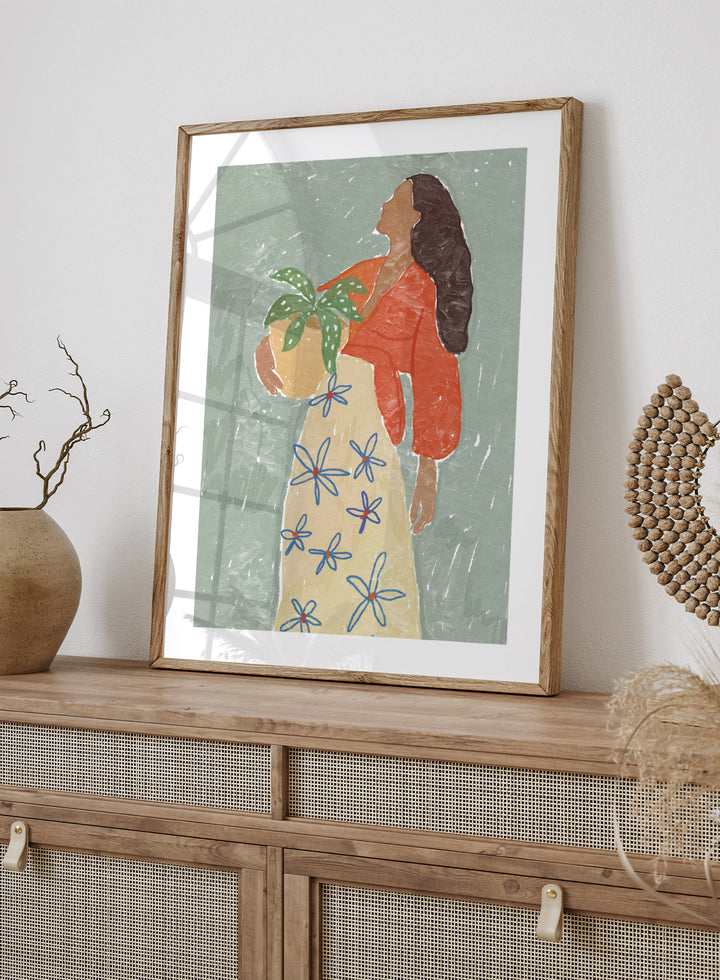 'The Plant Keeper' Aesthetic Art Print
