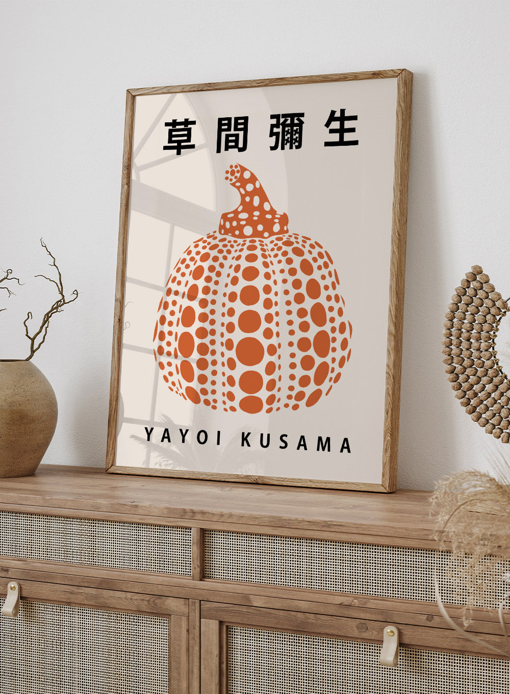 Yayoi Kusama 草間彌生 Pumpkin Forever Exhibition Poster Japanese