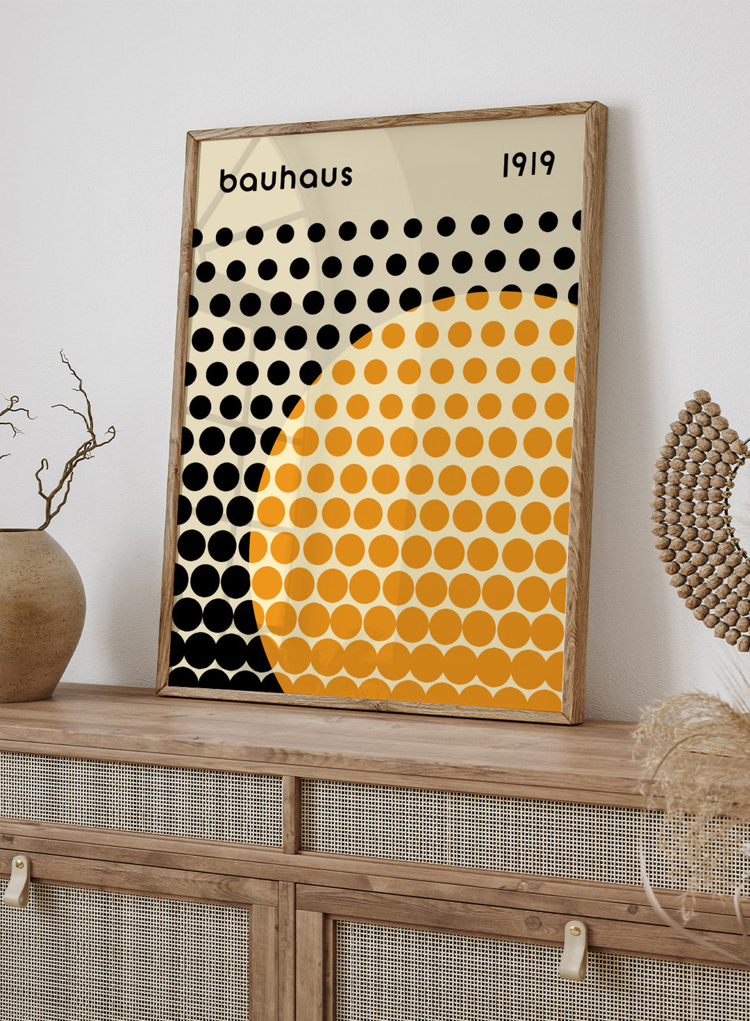 Bauhaus 1919 Geometric Circles Art Print | Bauhaus Ausstellung Weimar 1923