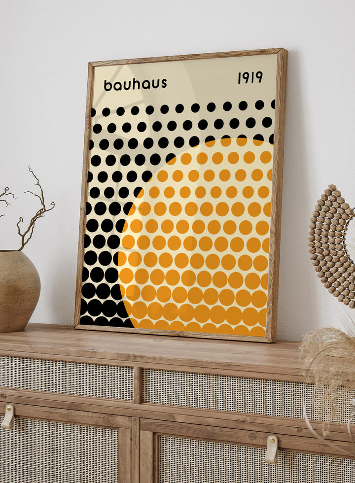 Bauhaus 1919 Geometric Circles Art Print | Bauhaus Ausstellung Weimar 1923