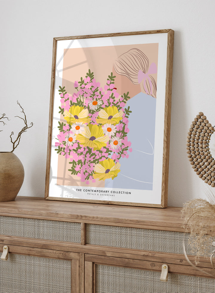 'Petals and Daydreams' Aesthetic Art Print