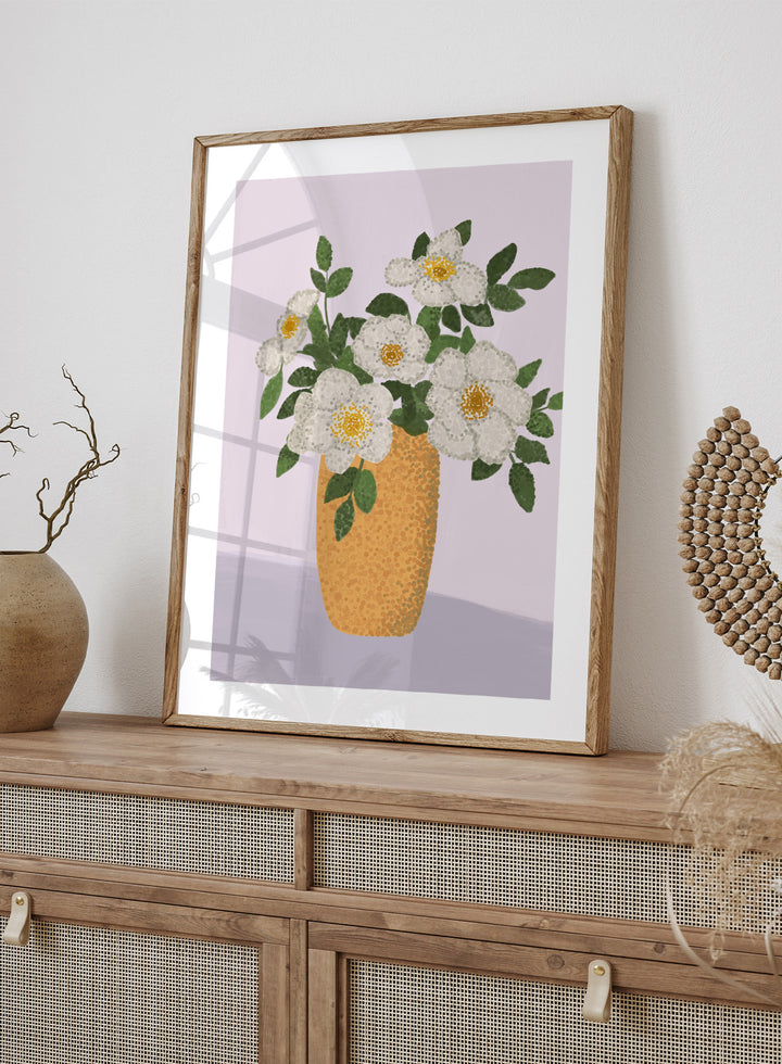 'Yellow Vase' Aesthetic Art Print