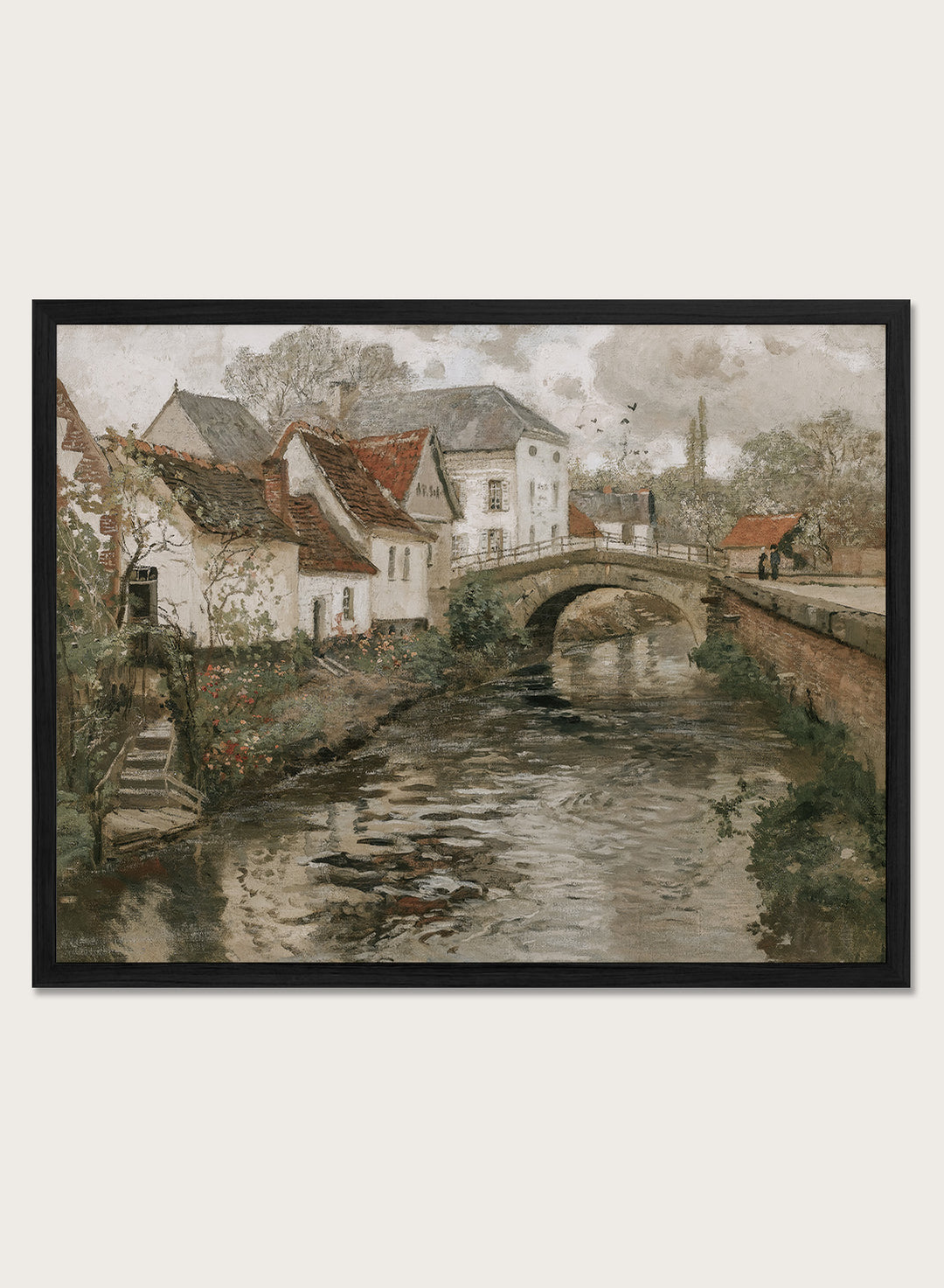 "Small Town Near La Panne, Belgium" Art Print