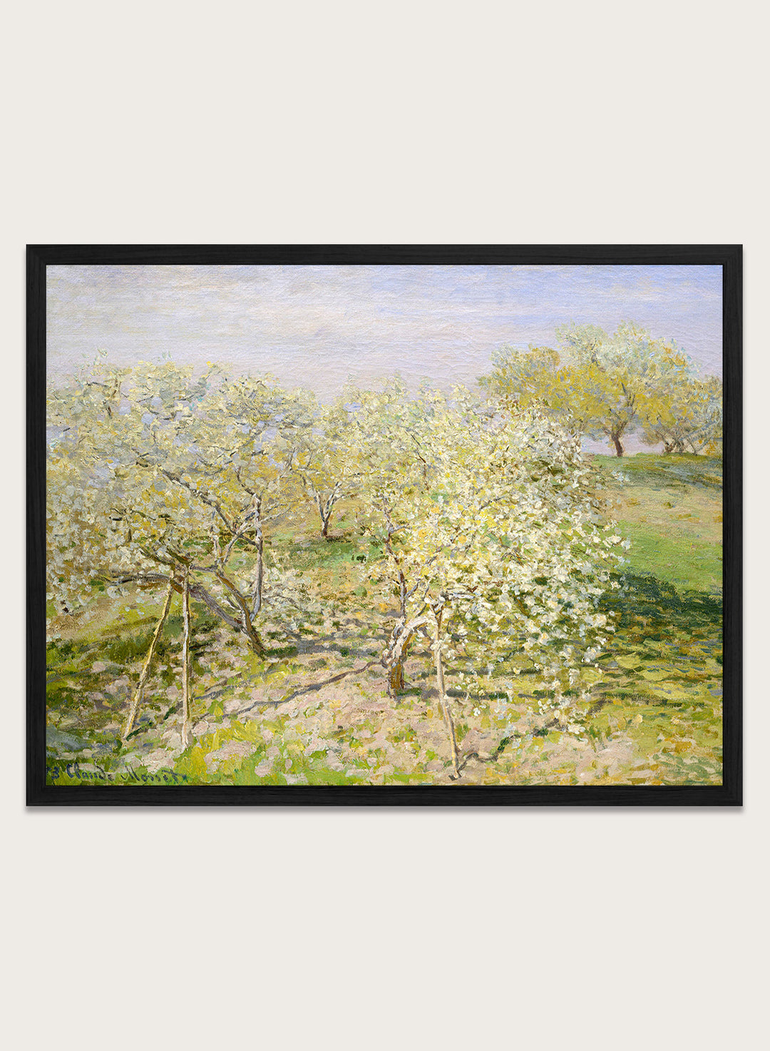 Claude Monet Spring (Fruit Trees in Bloom) Art Print