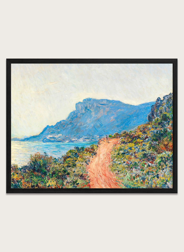 La Corniche near Monaco 1884 by Monet Print