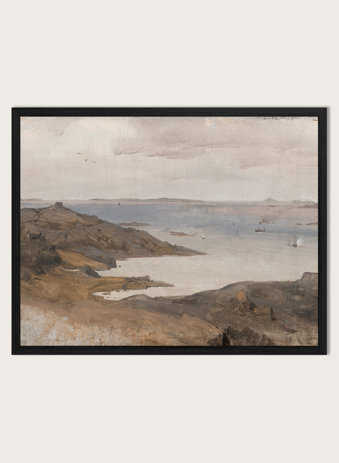 "Motif from Bohuslan" Art Print