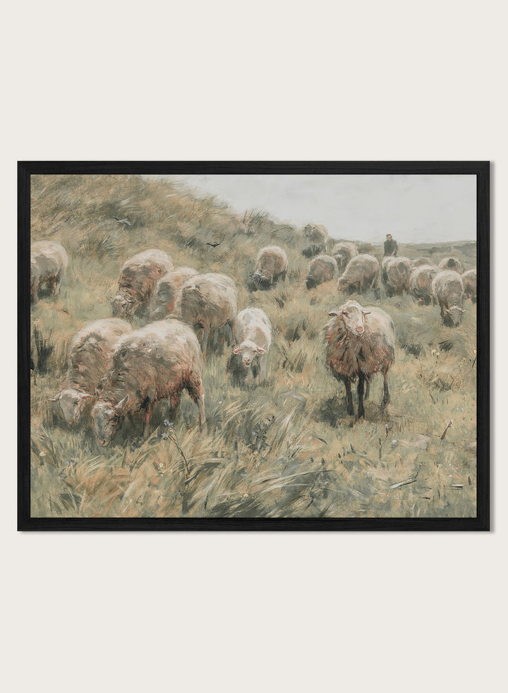 "On the Dunes" Art Print