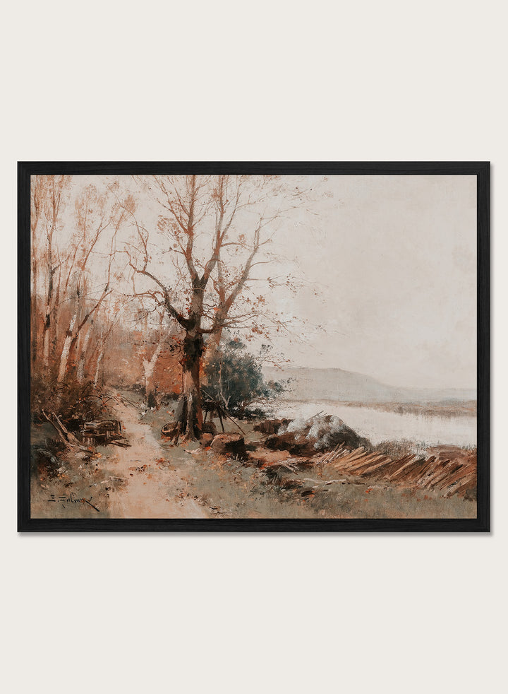 "River Landscape" Art Print