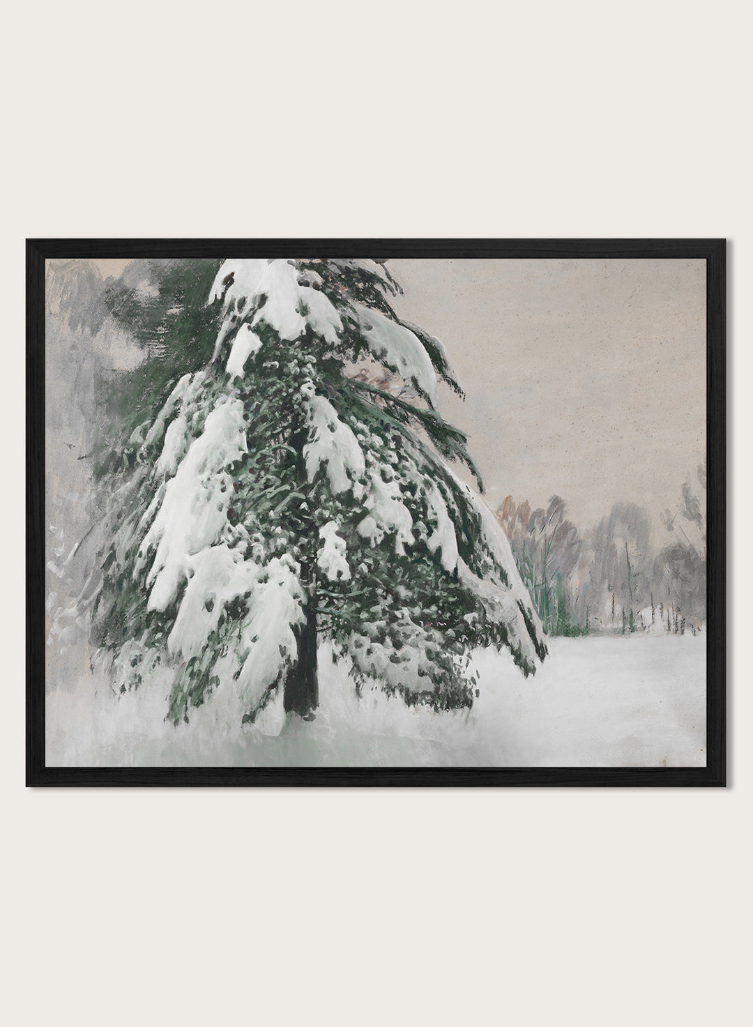 "Cap of Snow" Winter Art Print