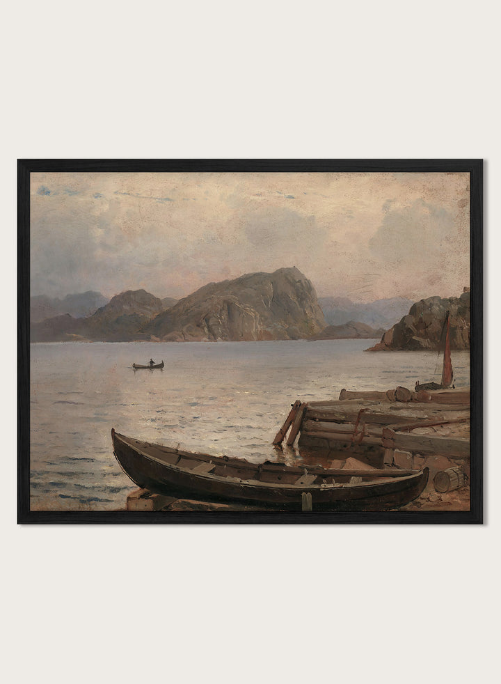 "River Landscape" Art Print