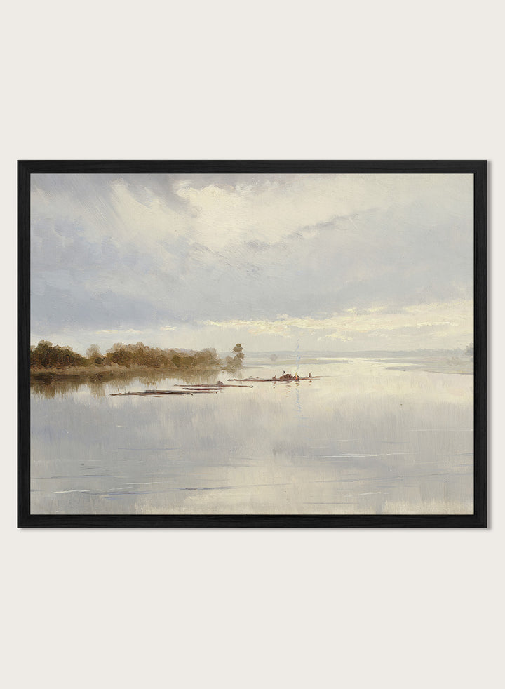 "River Landscape" Art Print
