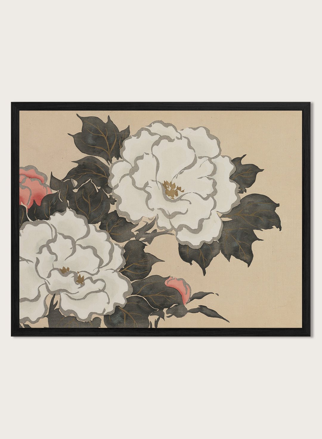 Kamisaka Sekka "Peonies" Art Print