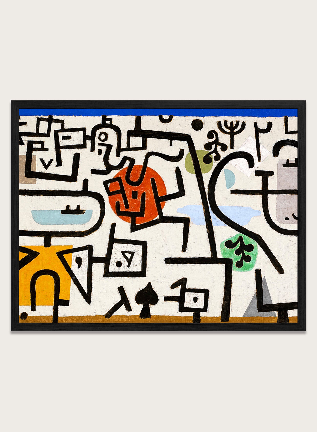 Paul Klee Rich Port (A Travel Picture) 1938 Vintage Exhibition
