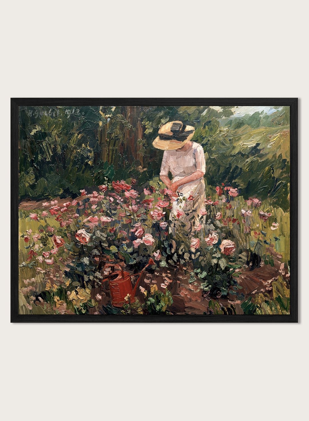 "Rose Bed" Art Print