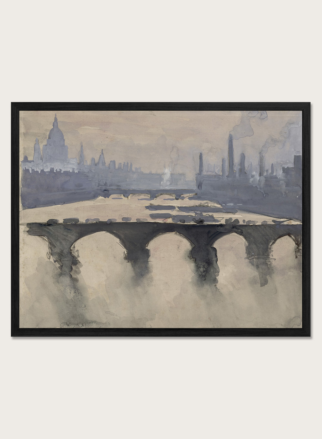 "Out of My London Window" Art Print