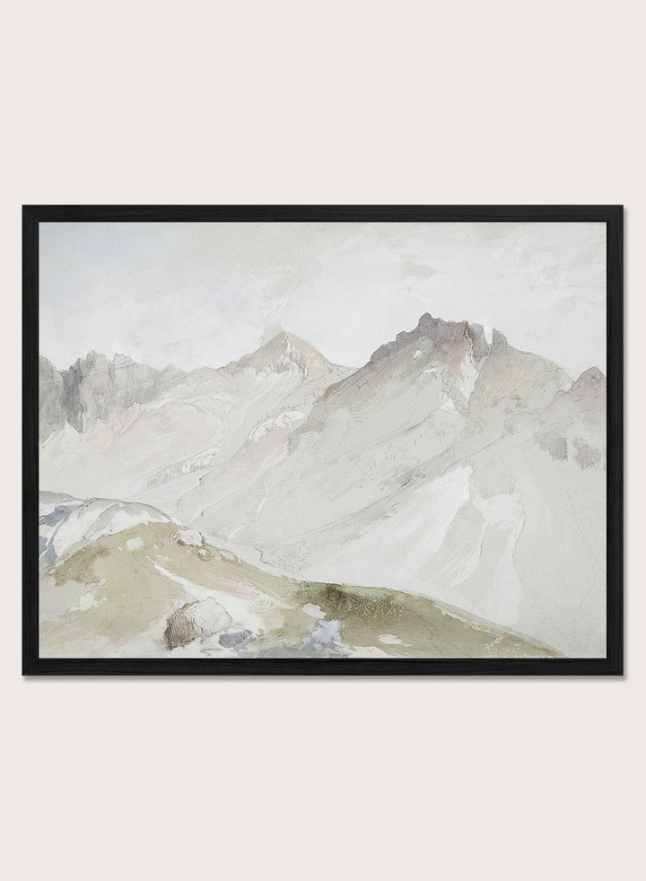 "The Upper End of Little Cottonwood Canyon" Art Print