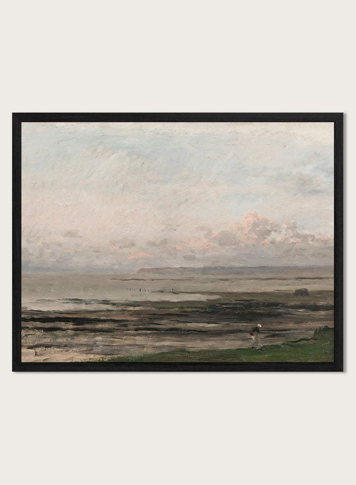 "Beach at Ebb Tide" Art Print
