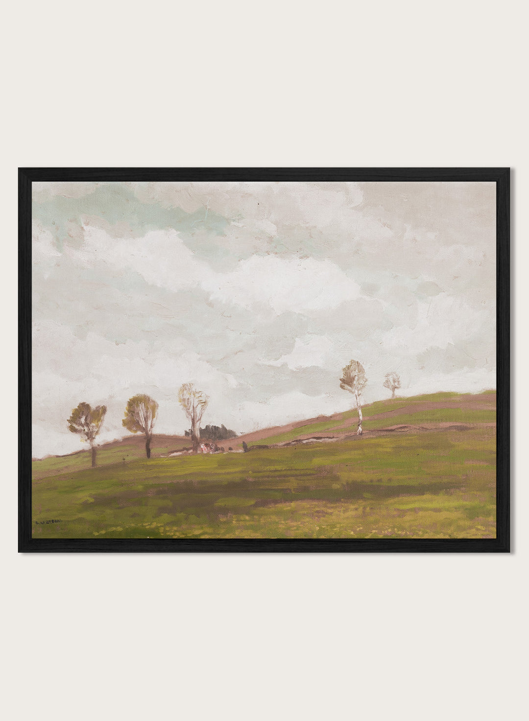 "Landscape in the Vicinity of Kameničky" Art Print