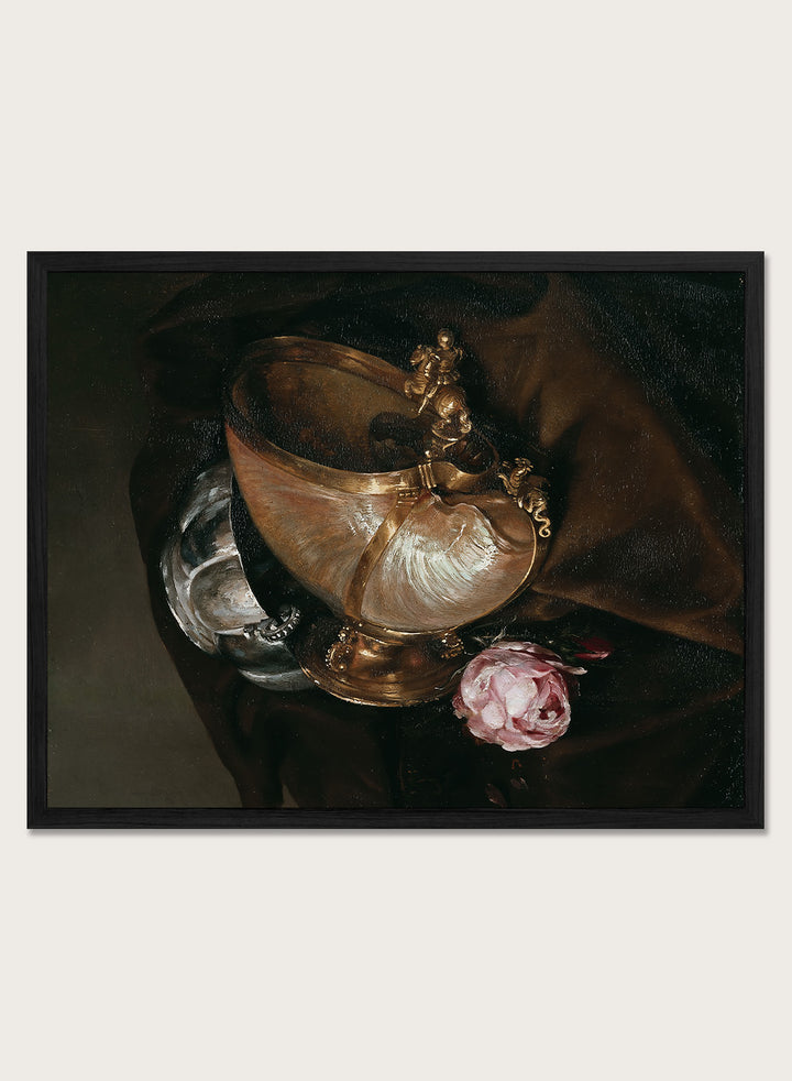 "Still Life with a Nautilus Goblet" Art Print