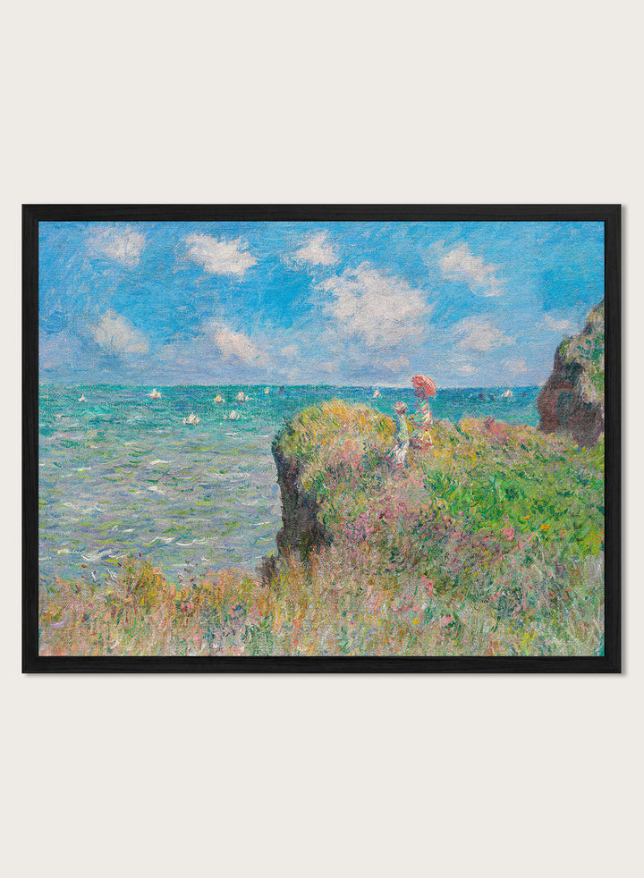 Claude Monet The Cliff Walk at Pourville Art Print