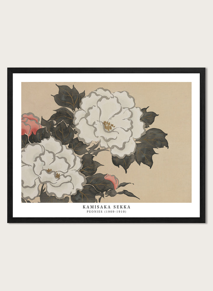 Kamisaka Sekka "Peonies" Art Print