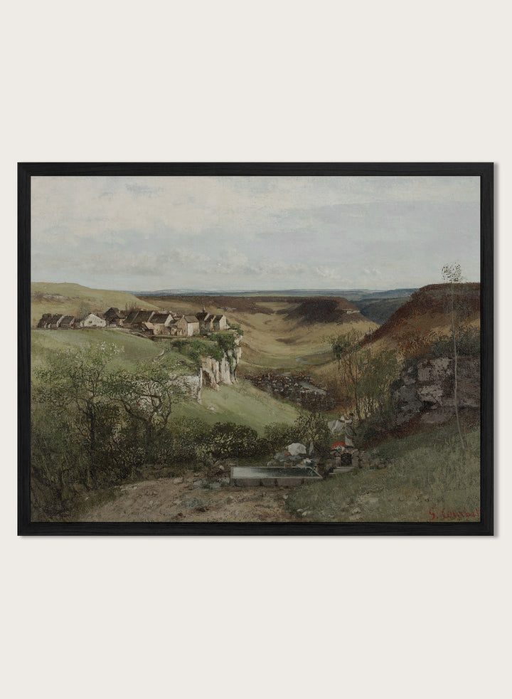 "Ornans Castle" Art Print