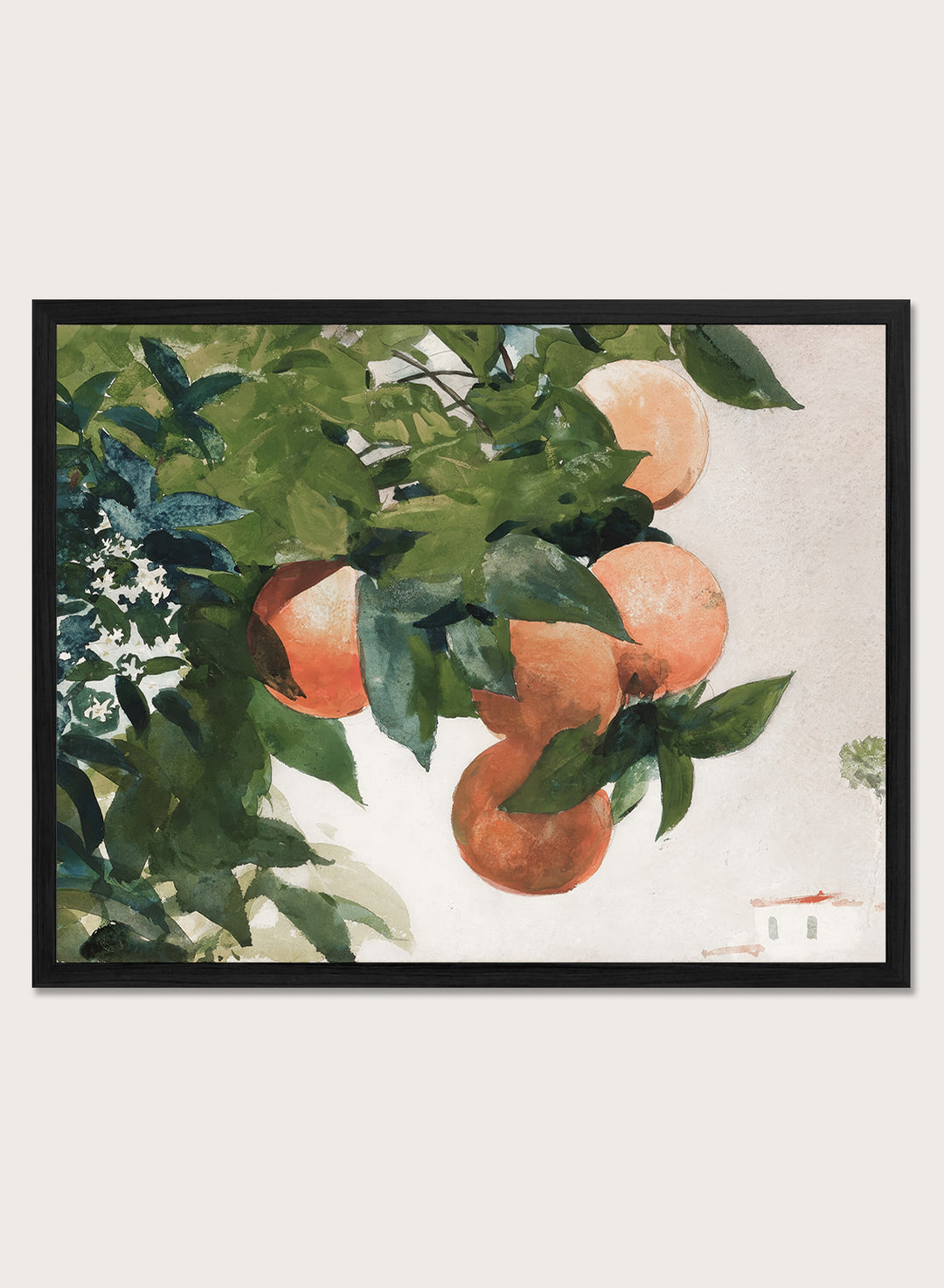 "Oranges on a Branch" Art Print