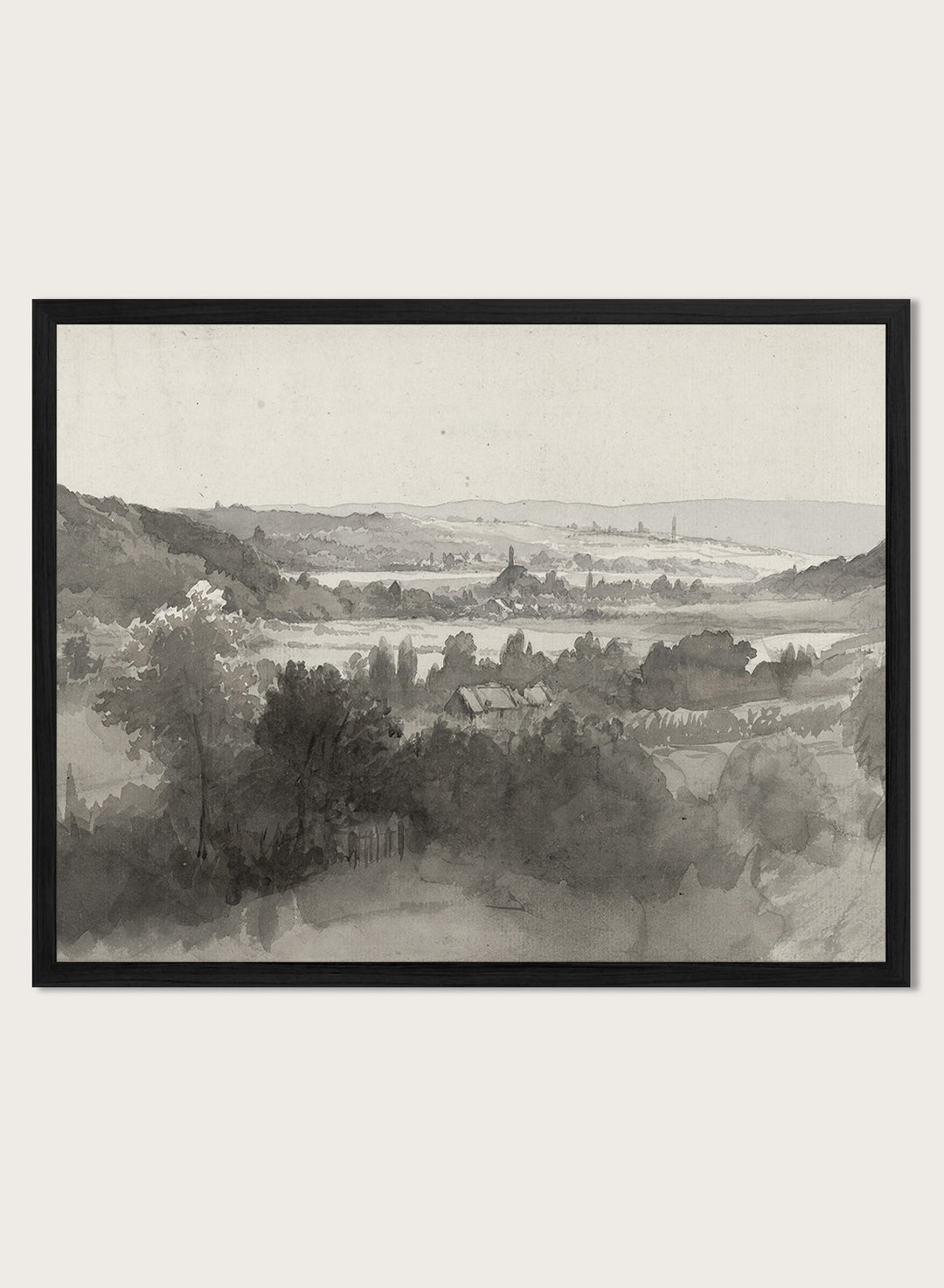 "View of a Valley" Art Print