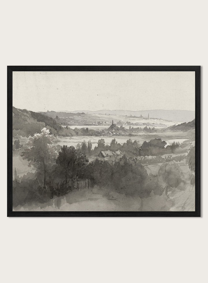 "View of a Valley" Art Print