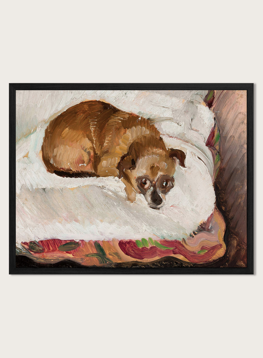 "Lying Dog" Art Print