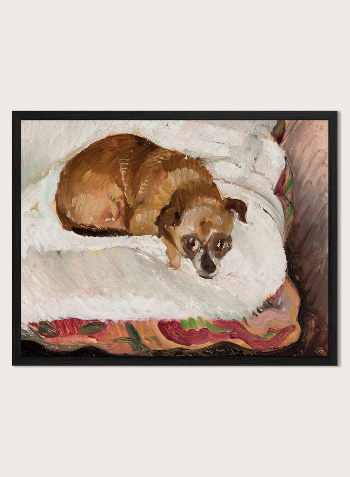 "Lying Dog" Art Print