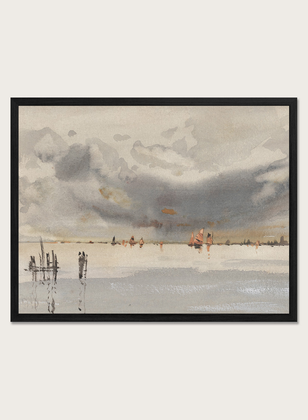 "Evening on the Lagoon, Venice" Art Print