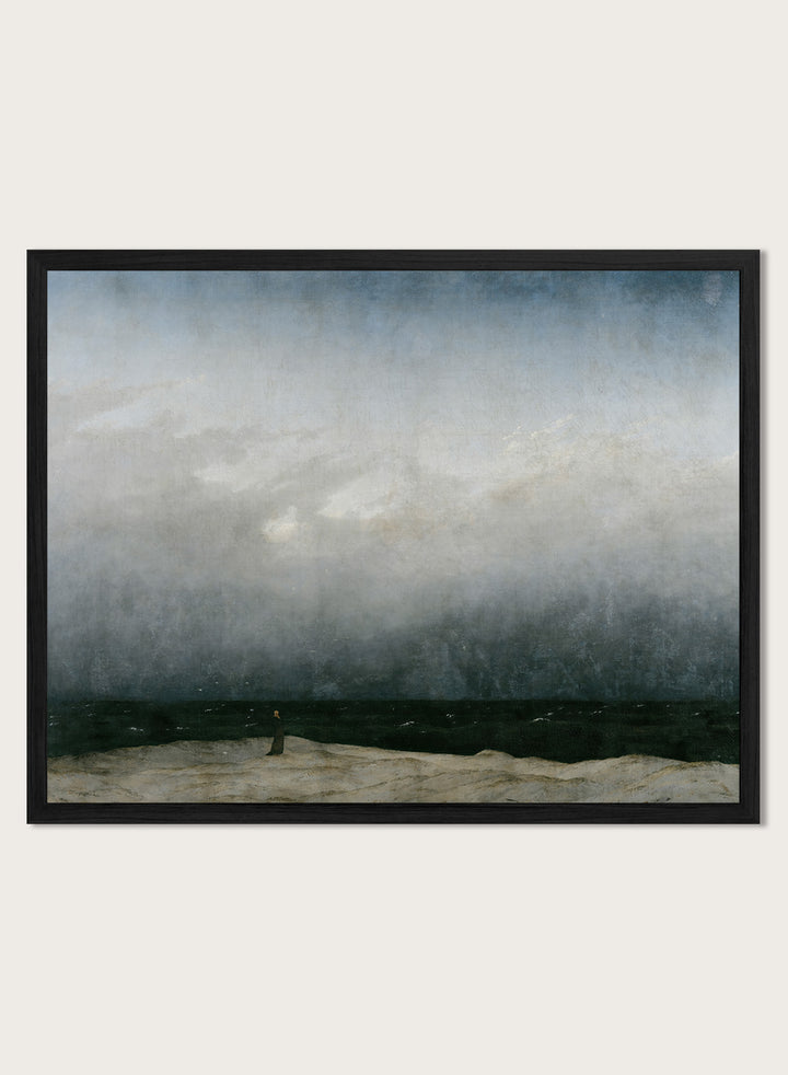 "Monk by the Sea" Art Print
