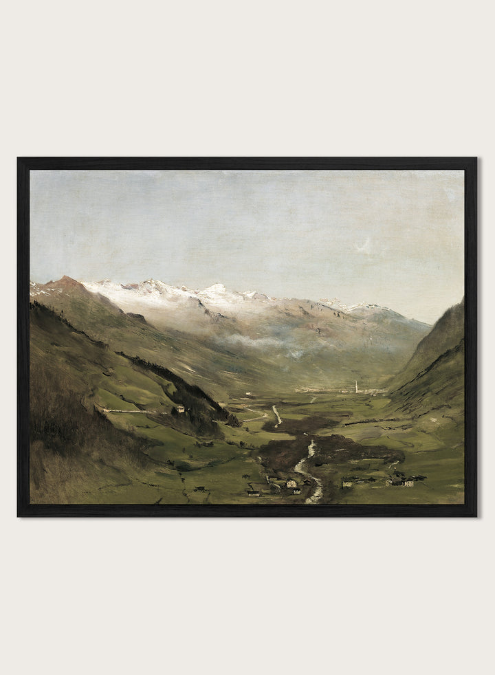 "The Gastein Valley" Art Print