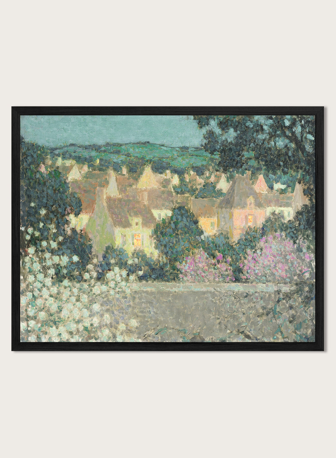 "The Rooftops, Composition" Art Print