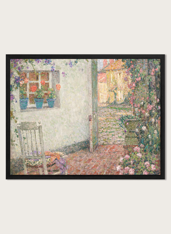 "Le Seuil Fleuri" Art Print
