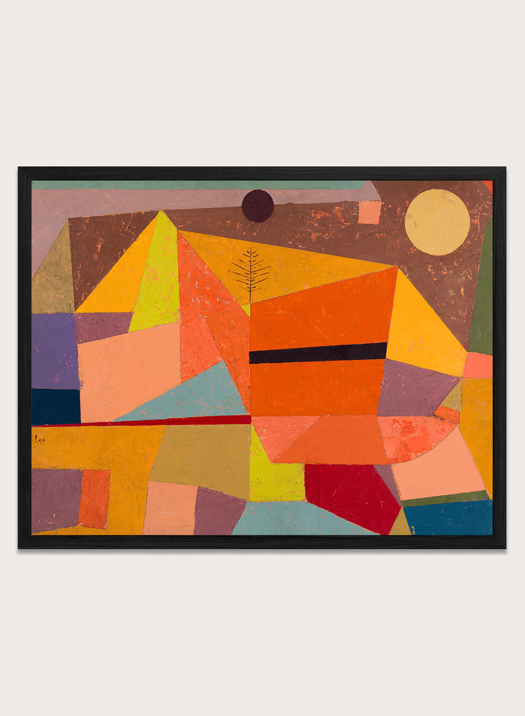 Paul Klee Joyful Mountain Landscape 1929 Art Print