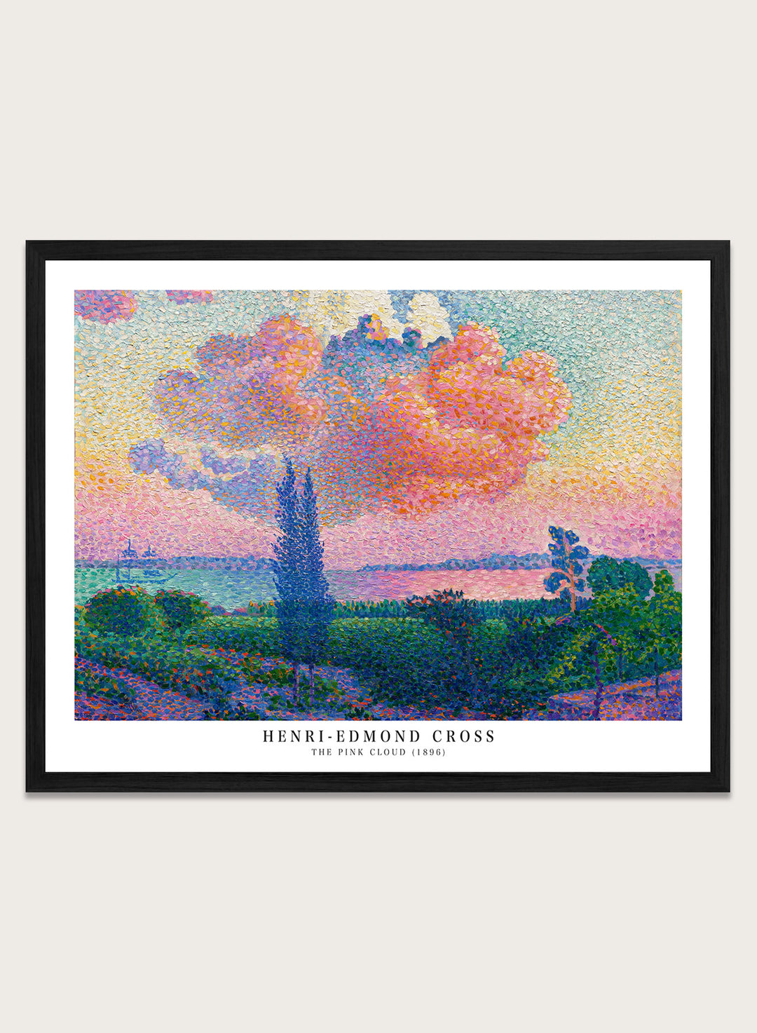 The Pink Cloud by Henri-Edmond Cross Print