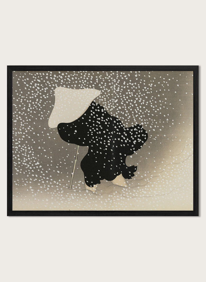 Kamisaka Sekka "Swirling Snow" Art Print