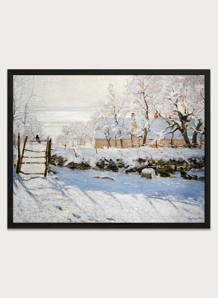 Claude Monet The Magpie Art Print