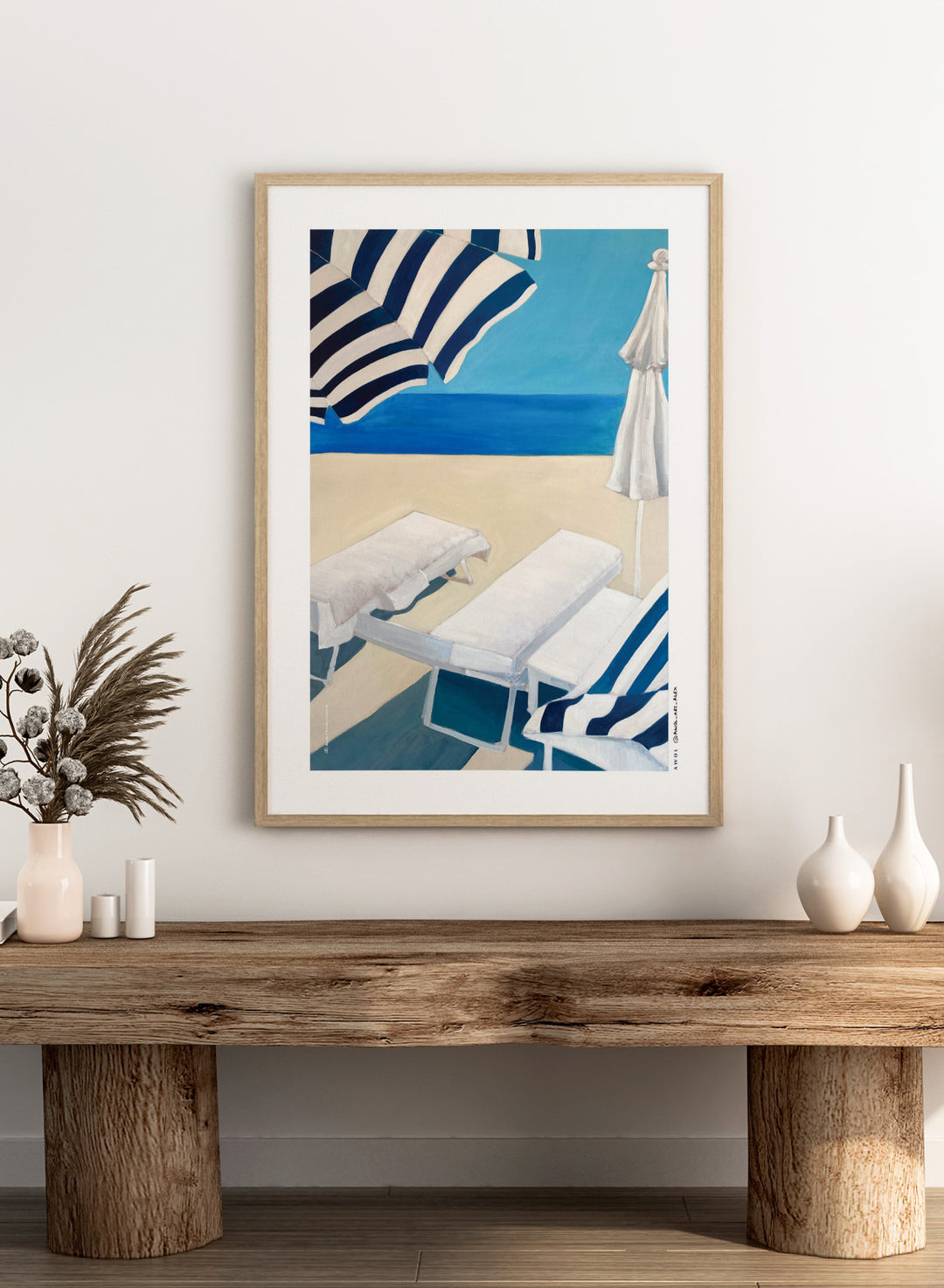 Awol Art Alex - Summer Beach Getaway Art Print