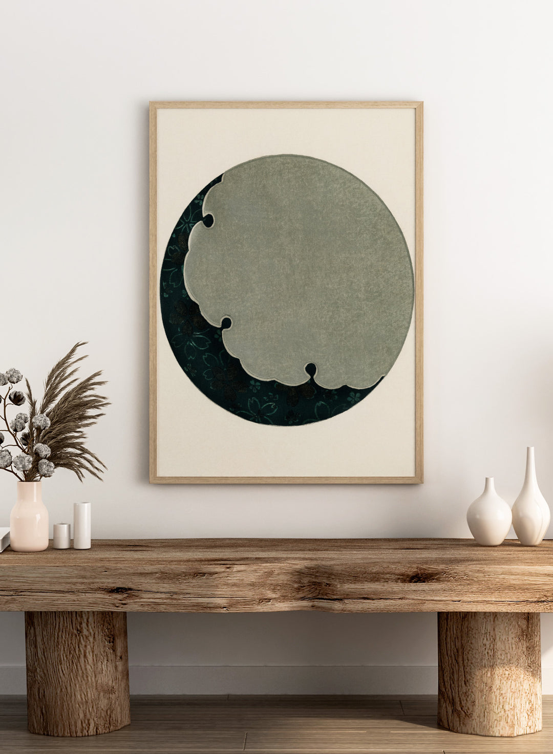 Watanabe Seitei Moon Illustration Art Print
