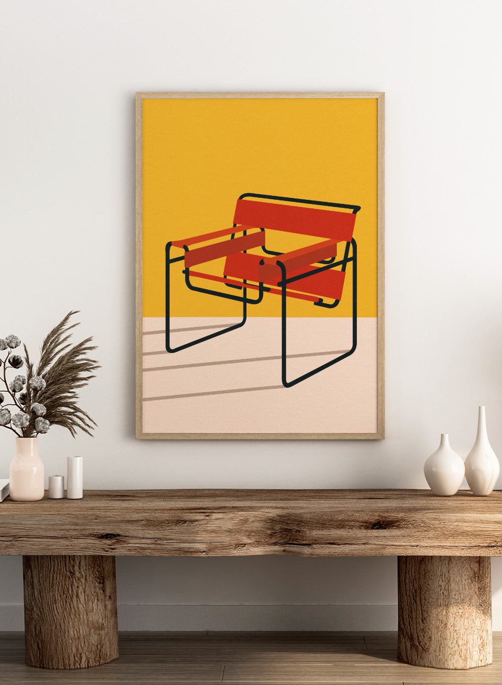 Rosi Feist - Wassily Chair Marcel Breuer Art Print