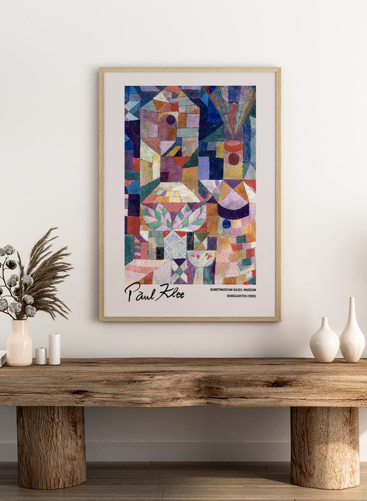 Paul Klee Burggarten 1919 Art Print