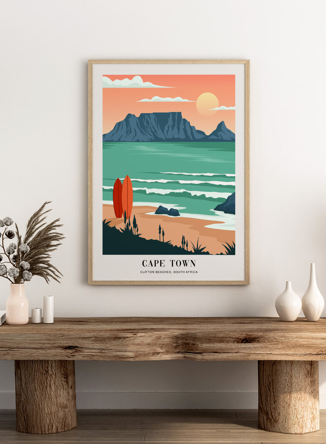Clifton Beaches Cape Town Art Print